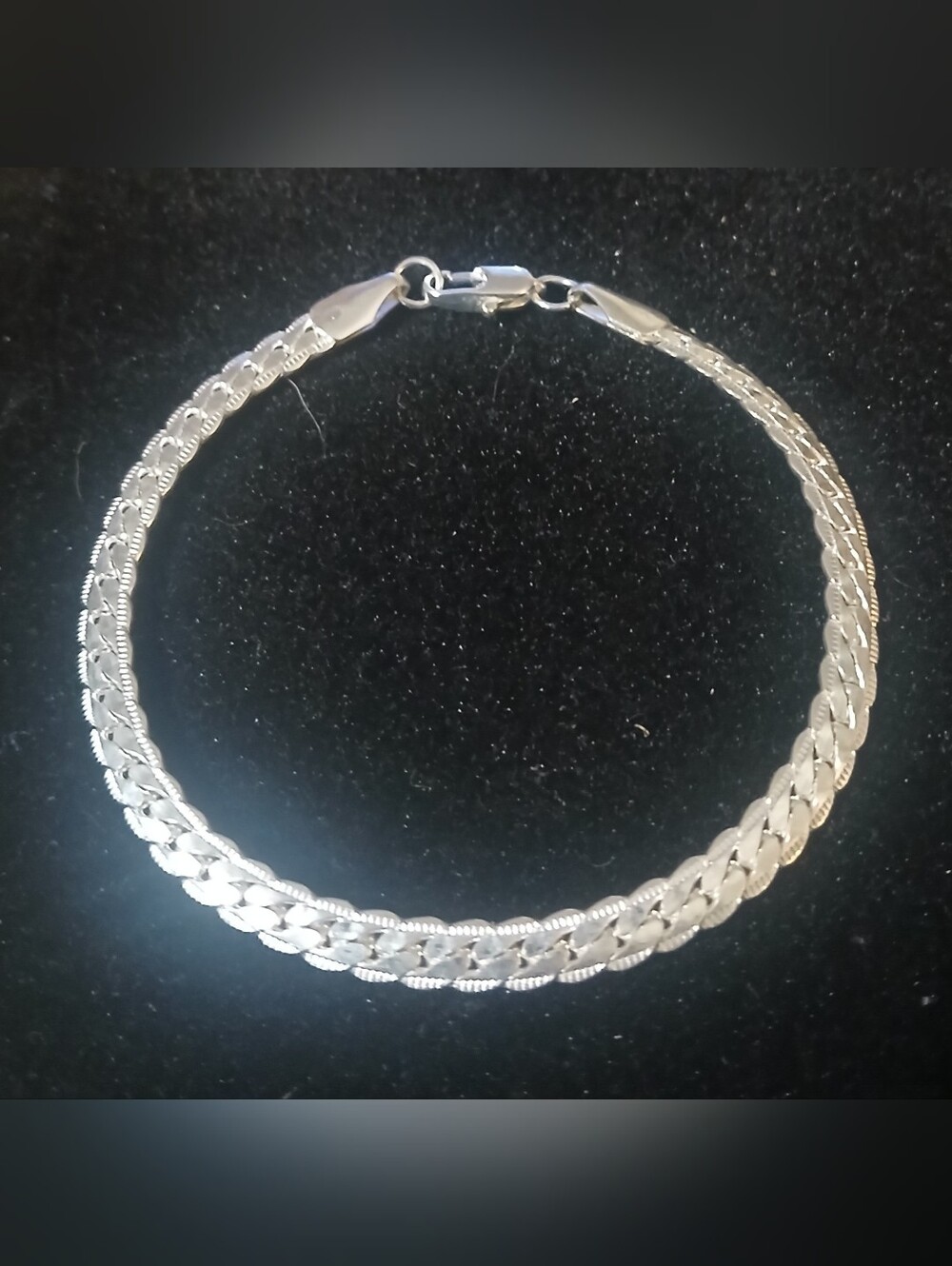 NEW Sterling Silver Double-Row Bracelet